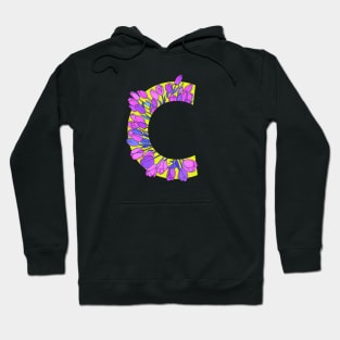 Monogram C neon Hoodie